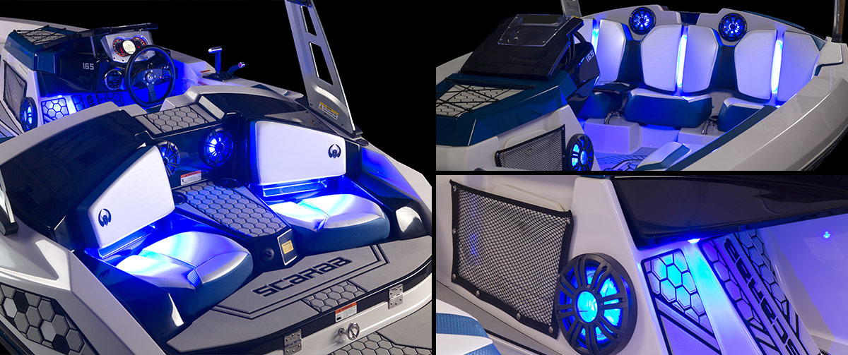 LED Beleuchtung Scarab165ID Stauraum